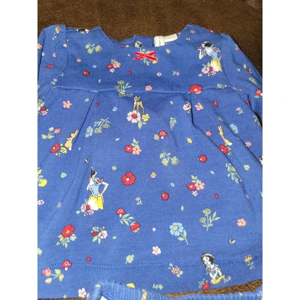 Disney Janie and jack snow‎ white dress size 0 3 months